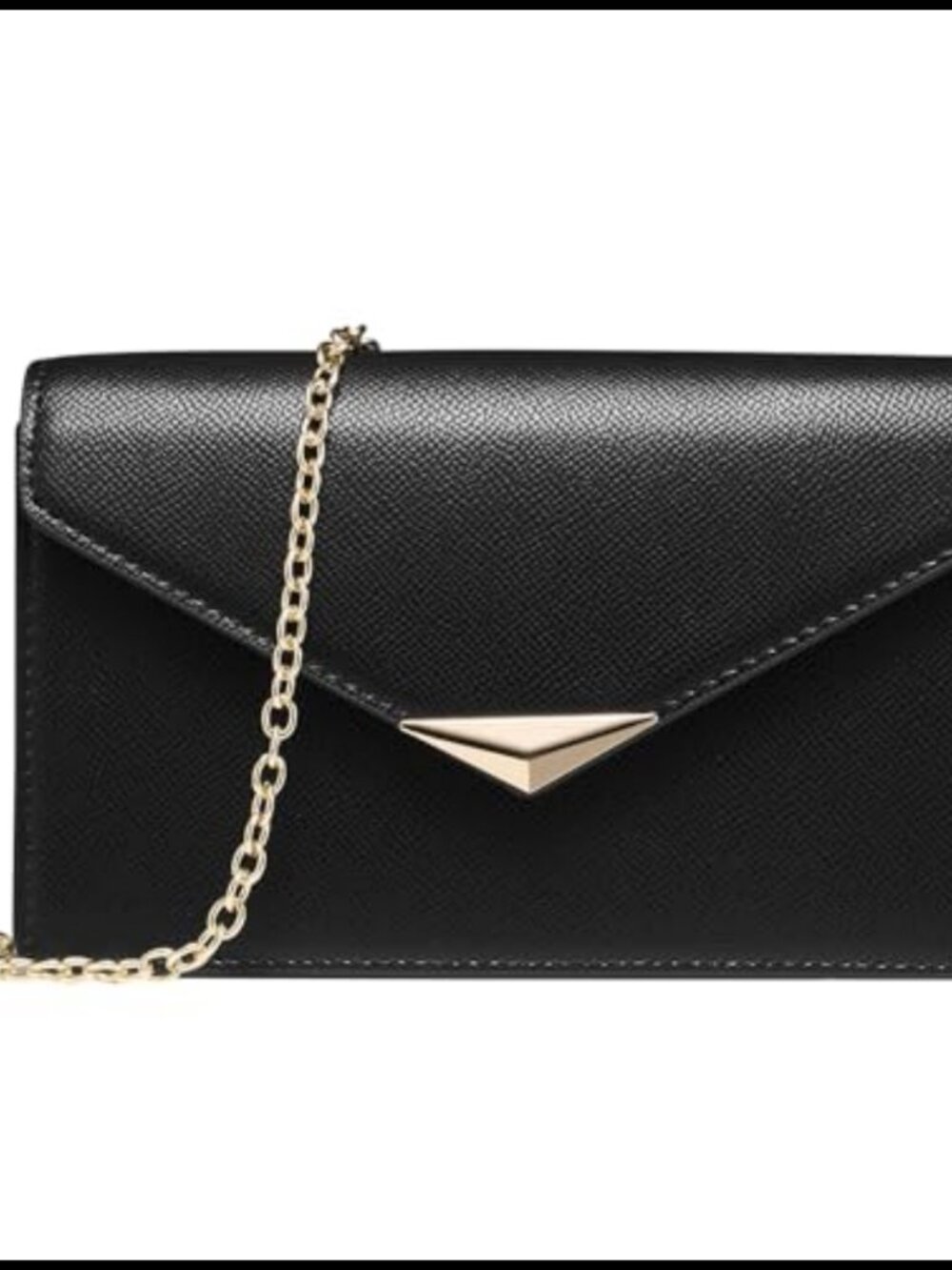 Classic Envelope Clutch PU Leather Evening Bag Formal Wedding Purse